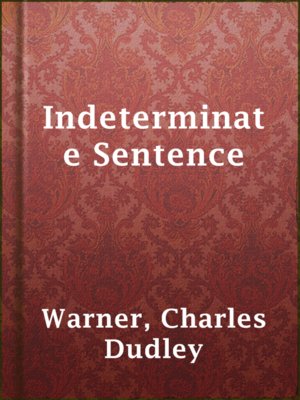 cover image of Indeterminate Sentence